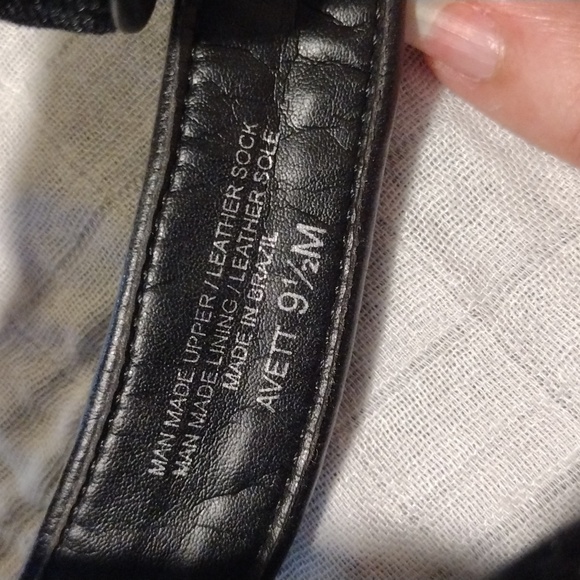 Black Velvet Antonio Melani Strappy Heels - Picture 10 of 10